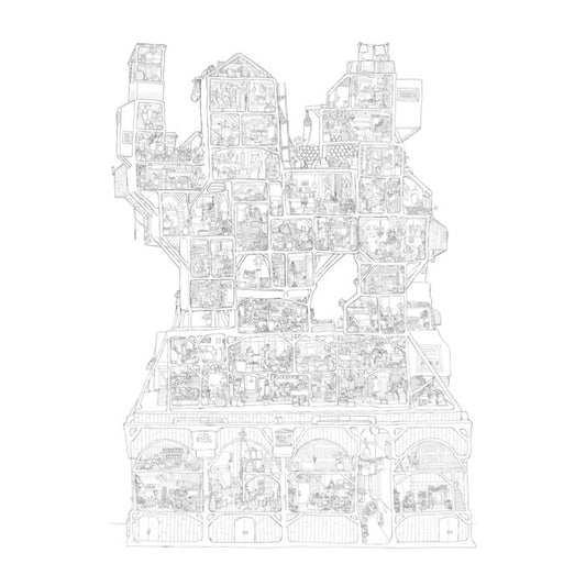 Muizenhuis kleurplaatboek XXL