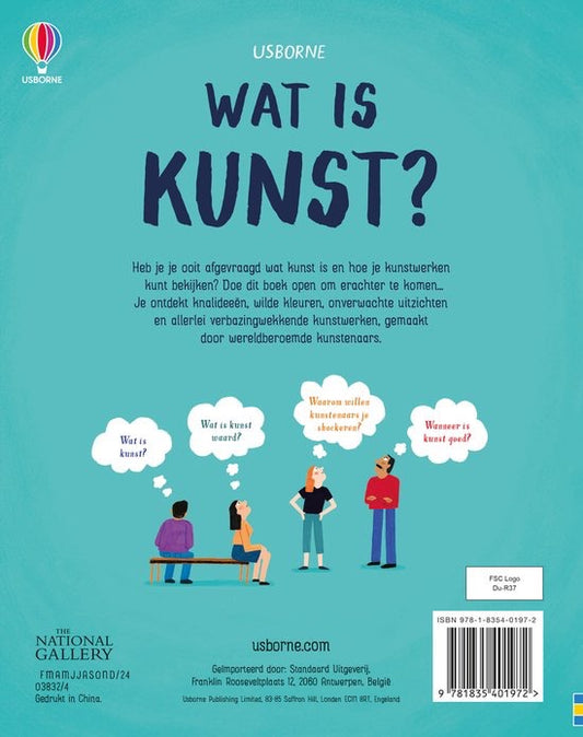 Kinderboek Wat is kunst?