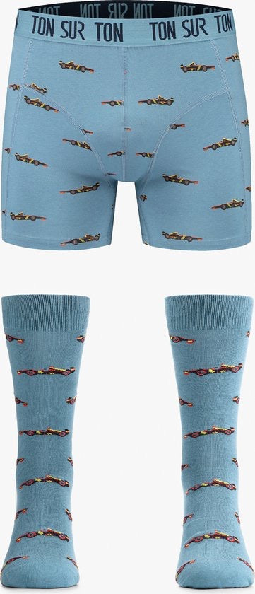 Boxer short met bijpassende sokken
