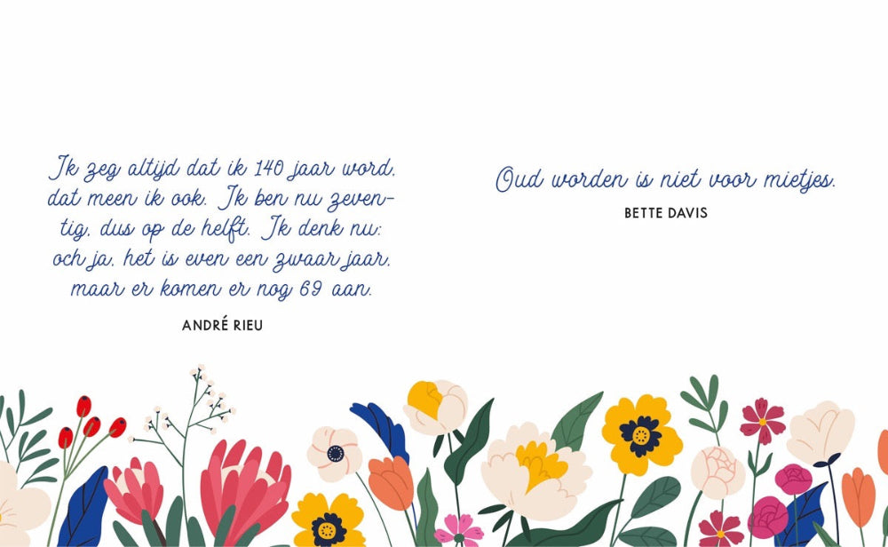 Hoera 70 binnenzijde
