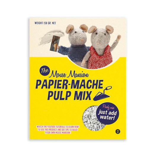 Muizenhuis papier maché pulp mix
