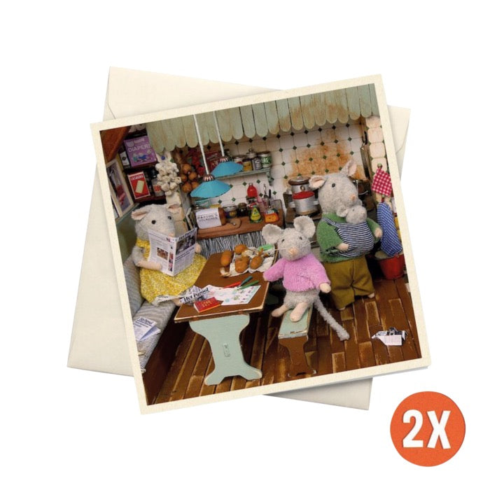 Muizenhuis kaartenset baby, Kerst en Party