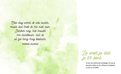 Hoera 60 binnenzijde