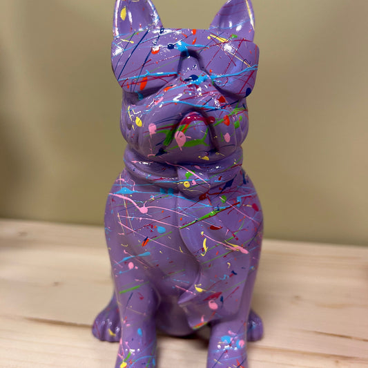 Bulldog lila splash