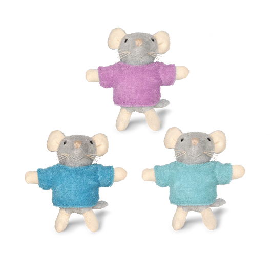Muizenhuis Knuffeljes Drieling